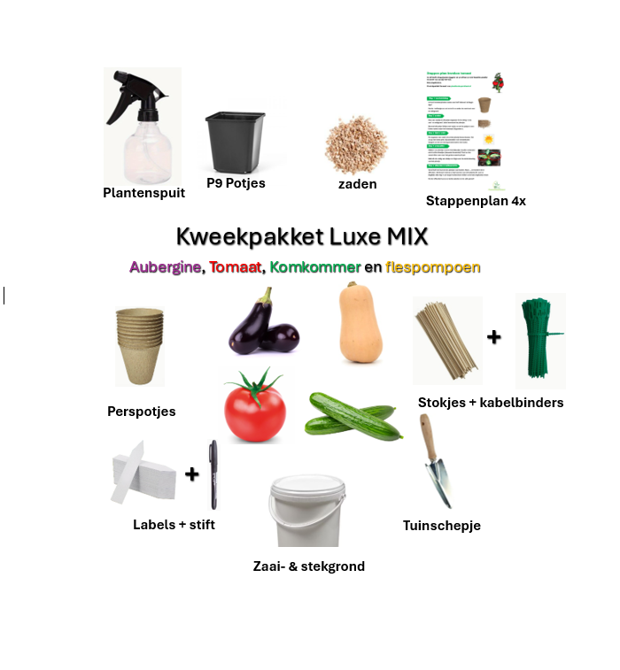 kweekpakket luxe mix