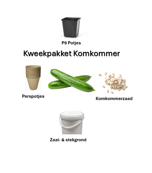 Kweekpakket komkommer, kweekgids komkommer