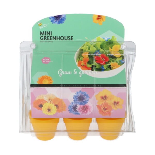 Buzzy® mini kweekkasje eetbare bloemen