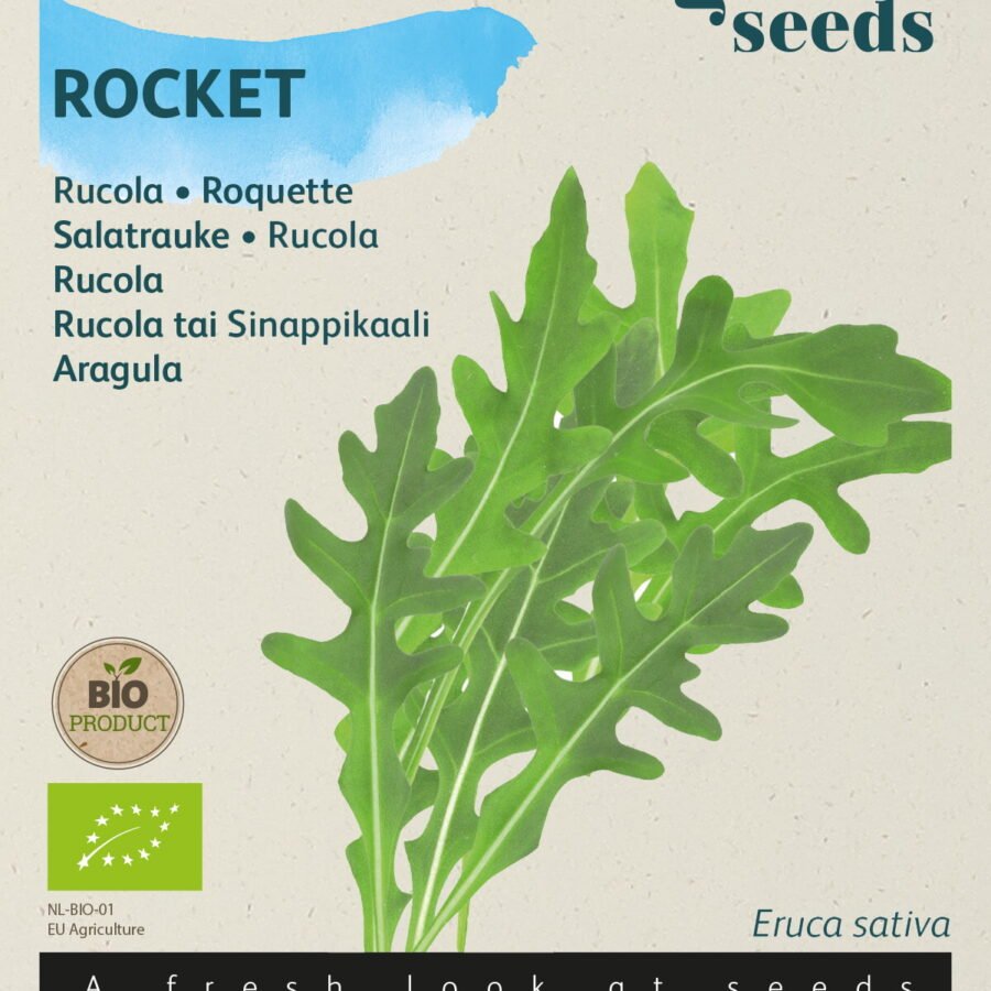 Moestuingewas rucola, Buzzy Organic zaden rucola